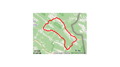 Łodyna - Ropieńka - Łodyna