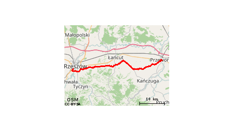 Rzeszów - Kraczkowa - Gać - Przeworsk