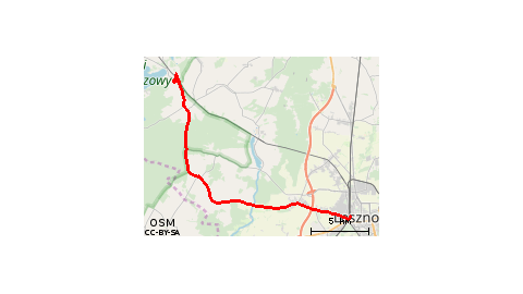 Boszkowo-Letnisko - Ujazdowo - Boszkowo-Letnisko - Włoszakowice - Krzyżowiec - Zbarzewo - Niechłód - Piotrowice - Święciechowa - Leszno PKP 