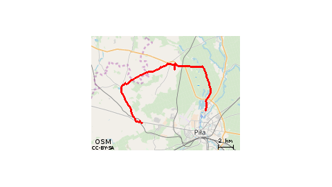 Piła - Stara Łubianka- Skrzatusz- Szydłowo - Piła