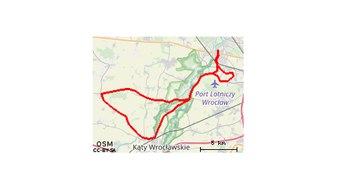 Wrocław-Kąty Wrocławskie-Lotnisko-Wrocław 