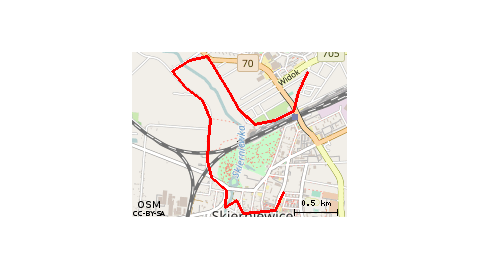 Widok Waryńskiego Rynek Osir