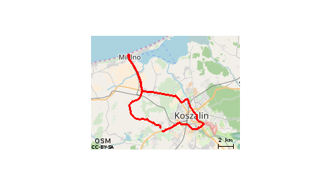 Stare Bielice - Mielno - Koszalin - Stare Bielice