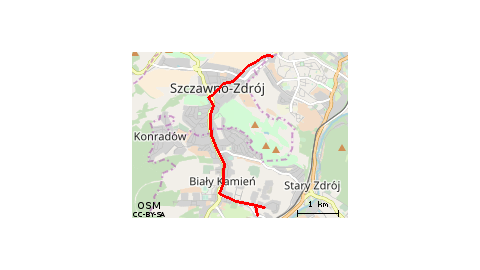 Dworzec Miasto - Szczawno Zdrój - Makuszyńskiego 