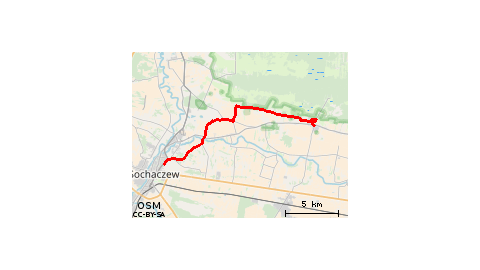 Kampinos Żelazowa Wola Sochaczew przez Puszczę 