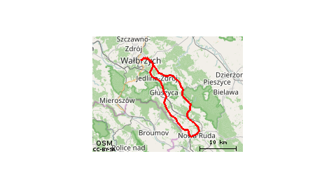 Wałbrzych - Walim - Nowa Ruda - Głuszyca - Wałbrzych