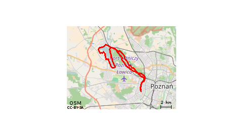 Poznań-Rusałka-Strzeszynek-Kiekrz-pętla