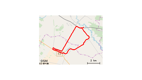 Trawniki-kółko 20km 03.V.2018