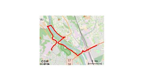 Wzdłuż Wisły -rowerem i promem- Warszawa