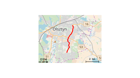 Olsztyn, pół godziny szybciej niż samochodem