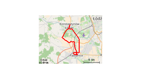 A w Pabianicach pada deszcz...