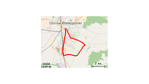 Ostrów Wlkp. - Wysocko Wielkie - Wysocko Małe - Przygodzice