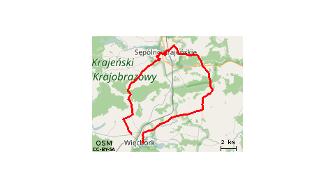 Więcbork, Majówka Trasa 1