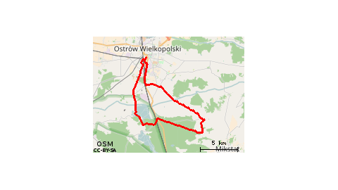 Ostrów - Chynowa - Trzcieliny - Ostrów