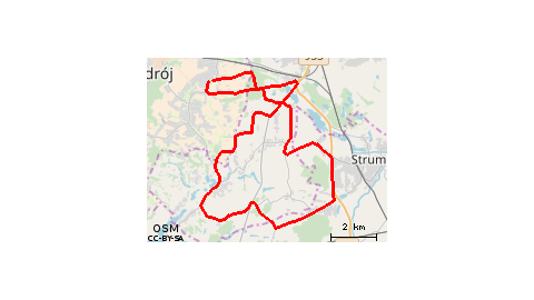 Bzie Górne - Zbytków - Bąków - Jarząbkowice - Pielgrzymowice - Golasowice - Bzie Górne