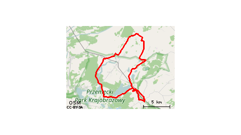 Boszkowo-Letnisko - Włoszakowice - Bucz - Sączkowo - Kluczewo - Siekowo - Siekówko - Przemęt - PerkoOlejnica 