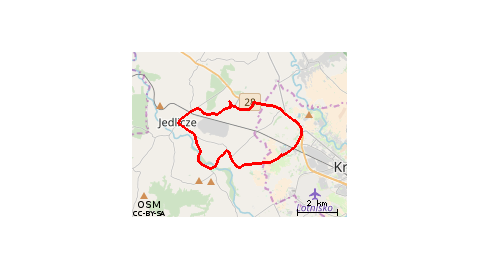 Potok-Żarnowiec-Polanka-Krosno-Potok