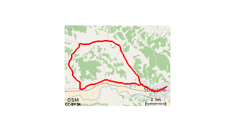 Strzyżów-Różanka-Kożuchów-Stryżów