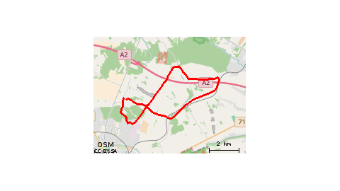 Dąbrówka Wielka - Smardzew - Podole - Szczawin - Dąbrówka Wielka