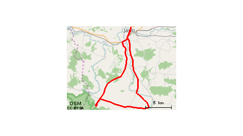 Jasło - Folusz - Mytarka - Jasło