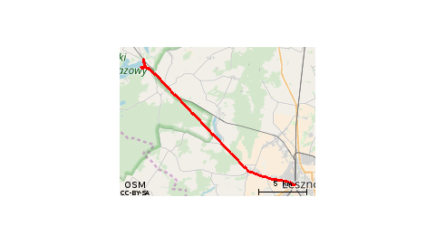 Leszno - Święciechowa - Gołanice - Krzycko Wielkie - Włoszakowice - Grotniki - Boszkowo-Letnisko - Jezioro Dominickie - PKP - Boszkowo-Letnisko 