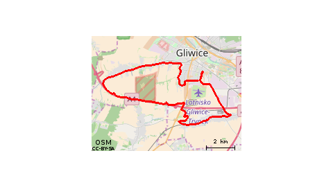 Trynek Bojków Ostropa Trynek Wieczorem