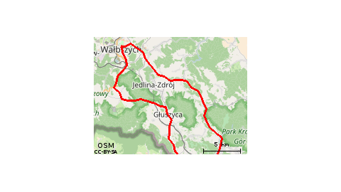 Wałbrzych - Głuszyca - Ludwikowice - Walim - Wałbrzych