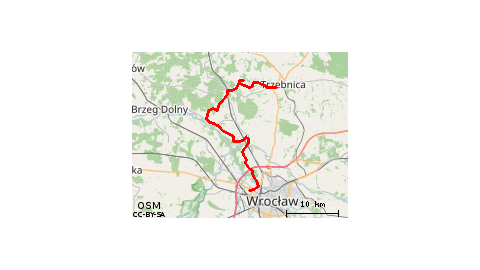 Trzebnica - Kocie Góry - Wrocław