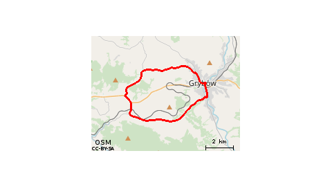 24.08.2017 20:12 Trasa wieczorna w okolo Grybowa