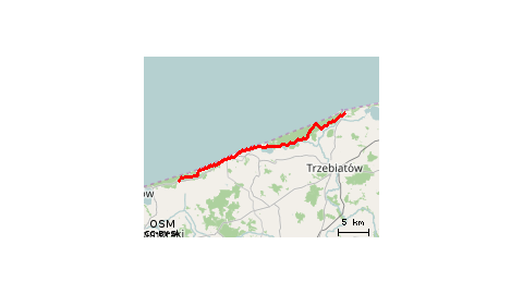 Dziwnówek- Ukęcin-Pogorzelica-Mrzeżyno