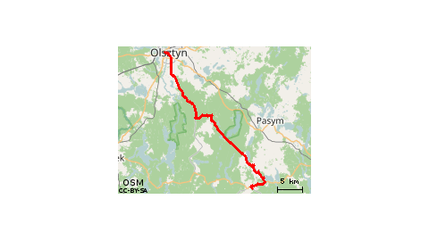 Jedwabno - Narty - Olsztyn