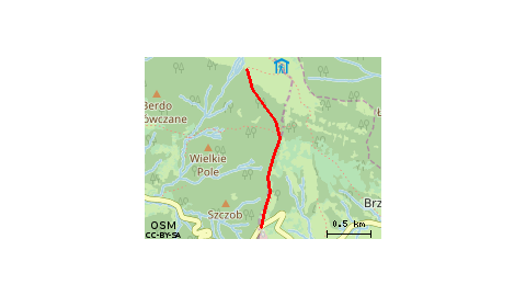 Chatka Puchatka Wetlina Zejscie