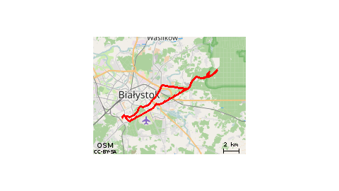 Białystok, Stawy Zielona, Krasna Rzeczka
