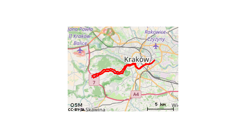 wzdłóż wisły kraków