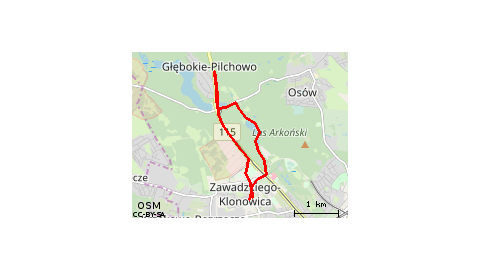 2. 21 Lipca Arkonka Głębokie 9km