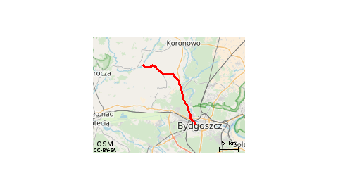 z Bydgoszczy nad Jezioro wierzchucińskie