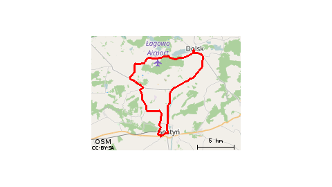 Gostyń-Daleszyn-Łagowo-Dolsk-Gostyń