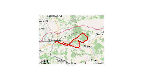 Tarnów - Czarna - Chotowa - Machowa