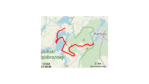 Kartuzy - Chmielno - Łapalice - Kartuzy Cz 1