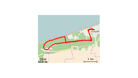 Łukęcin - Pobierowo - Łukęcin