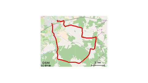 Bełchatów - Janów - Grochaolice - Bełchatów