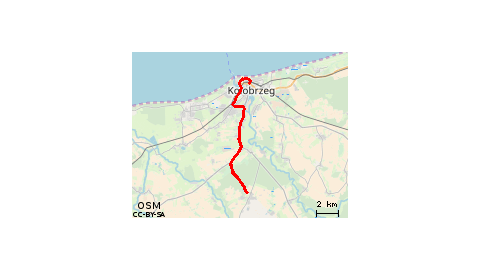 Kołobrzeg -Zieleniewo -Chwarzno -Zieleniewo