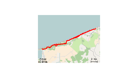 Z Niechorza do Dziwnówka i z powrotem.