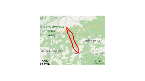 Trasy rowerowe Krzeszyce ścieżki na rower