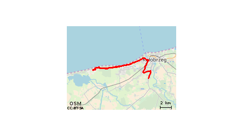 Zieleniewo - Dźwirzyno -Zieleniewo