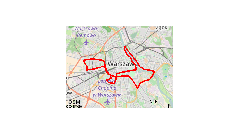 Jelonki-Ochota-Mokotów-Wisła-Szczęśliwic