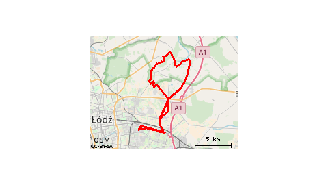 Łódź Widzew - Wódka - Dobieszków - Widze