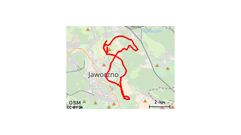 Jaworzno mini on GPSies.com