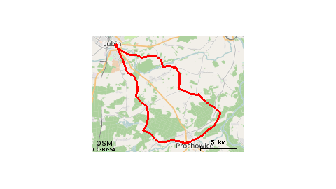 Z Lubina do Prochowic