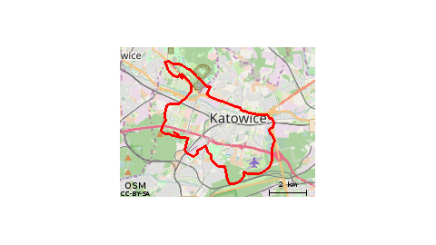 Katowice (fragmenty tras nr 1 i 103)